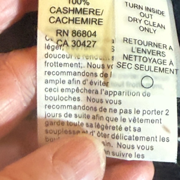 Magaschoni Cashmere Luxury Black 100% Beaded Embellished Cardigan Sweater Size S - Picture 6 of 10